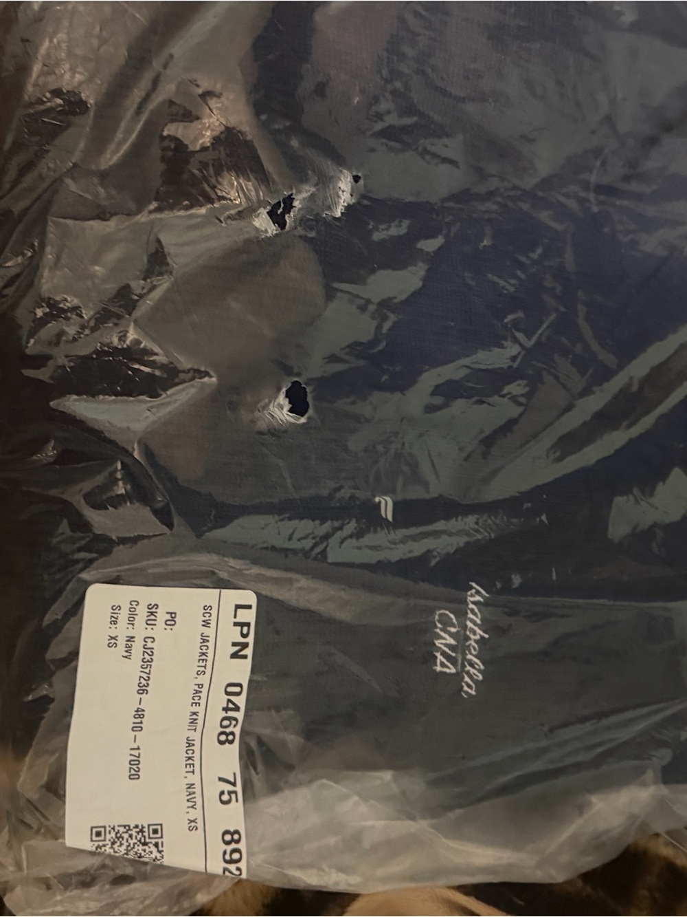 Fabletics Navy Jacket
